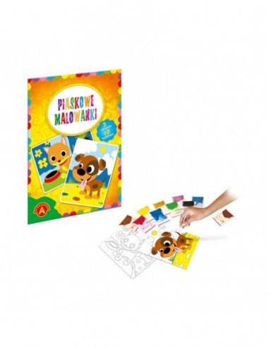 Spalvinimas smėliu Šuniukas ir...