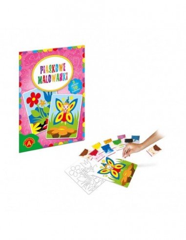 Spalvinimas smėliu Gėlės ir...