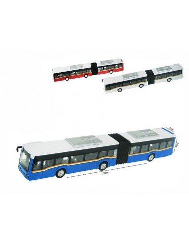 Autobusas metalinis 29cm su šviesa ir...