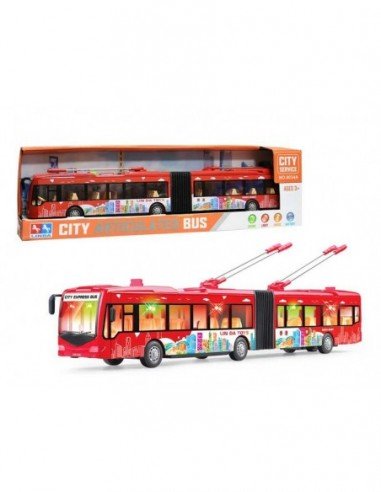 Troleibusas 45cm, su šviesa ir garsais