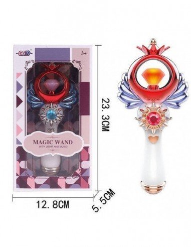 Stebuklinga lazdelė su šviesa ir...