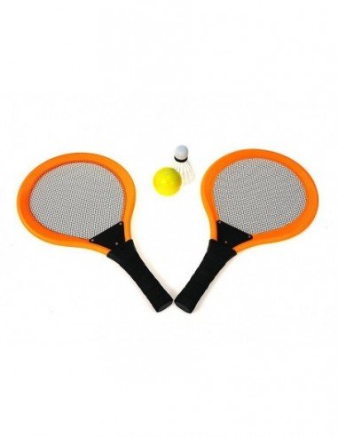 Badmintonas, 2 minkštos rakėtės + 1...