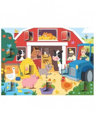 Dėlionė su langeliais Who's Hiding 20...