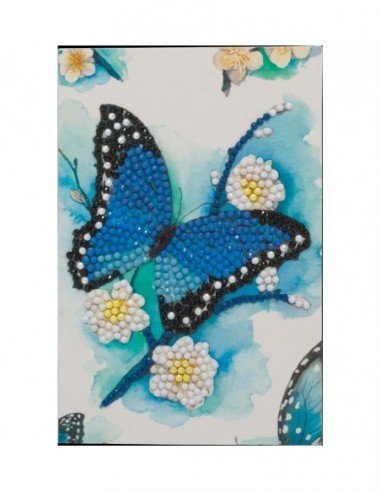 Rinkinys CRYSTAL ART Blue Butterfly,...