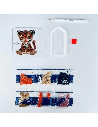 Rinkinys CRYSTAL ART Tigriukas,...