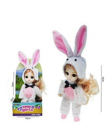 Lėlė 15cm su rūbais