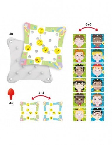 Žaidimas MAKE A FACE, Emocijos,...