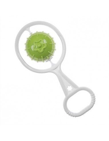 Barškutis su kamuoliuku 18 cm, 0 mėn.+