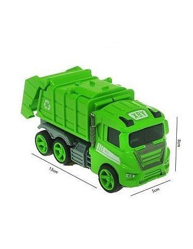 Mašina šiukšliavežė metalinė, 13 cm