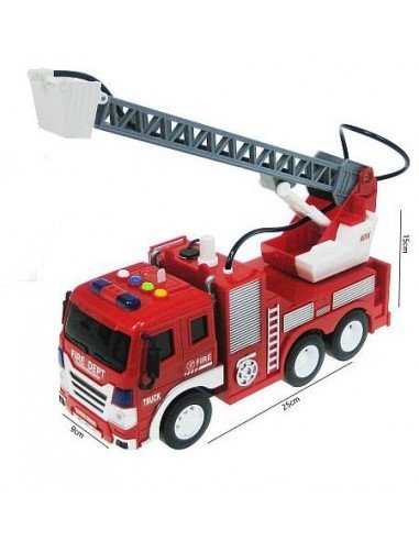 Mašina gaisrinė 28cm su šviesa ir...