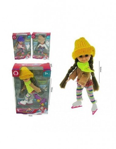 Lėlė 18 cm su žieminiais rūbais ir...