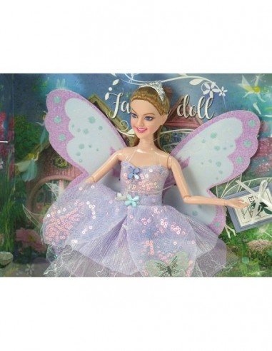Lėlė 29cm Fėja, su sparnais
