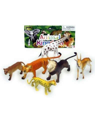 Afrikos žvėrys 10-14cm, 6 vnt.