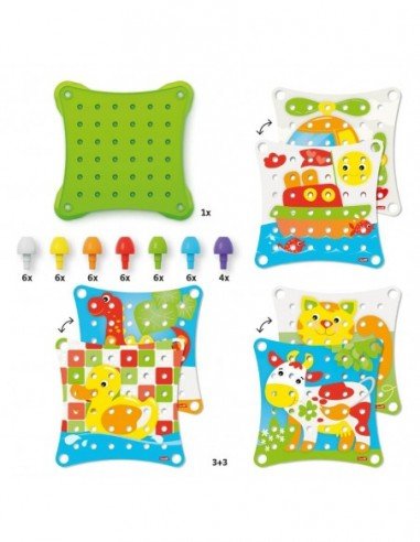 Mozaika Jumbo Peggy Evo, 41det.,...