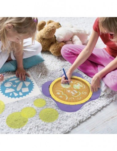 Trafaretų ratas Spirogiro Mandala,...