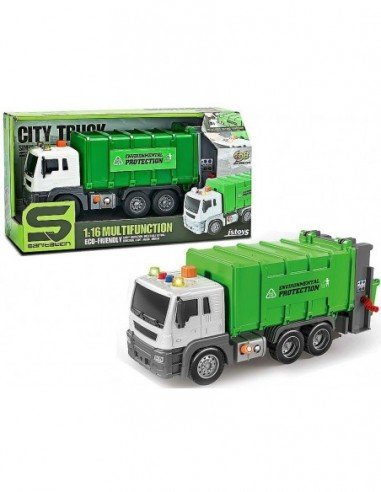 Šiukšliavežė 1:16, su šviesa ir...