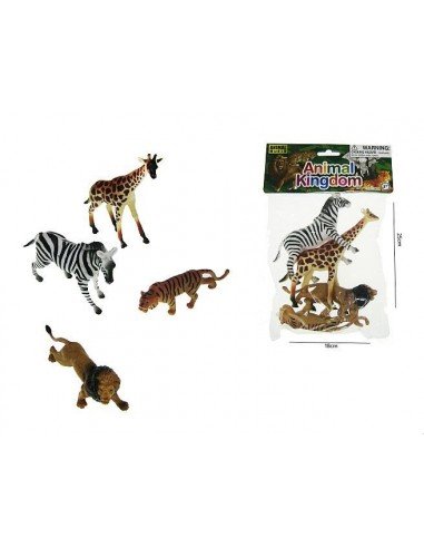 Afrikos gyvūnai 8-12 cm, 4 vnt.