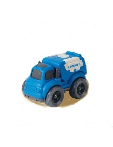 Mašina Policija 10cm iš EKO plastikų