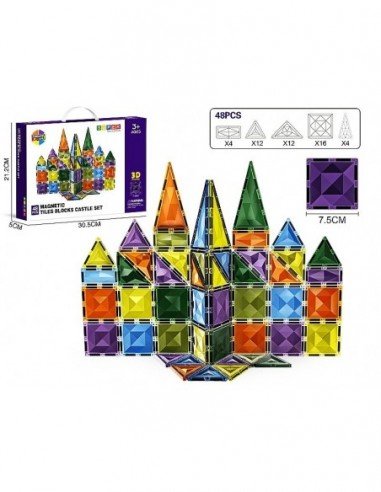 Magnetinis konstruktorius 48 det.,...