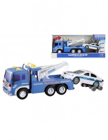 Mašina evakuatorius su šviesa ir...