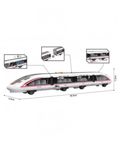 Traukinys 58cm su šviesa ir garsais...