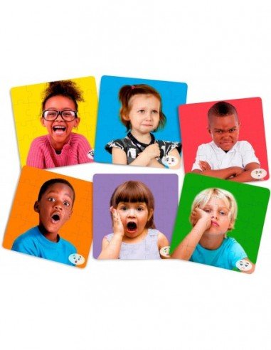 Dėlionės-Emocijos, 6vnt. (6x25 det.),...