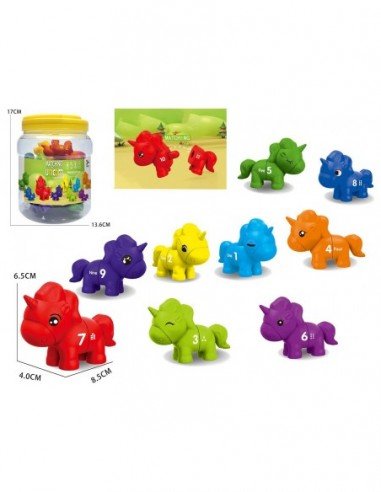 Žaidimas Montessori: Vienaragiai...