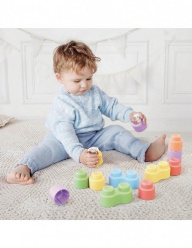 Minkštos kaladėlės su garsais, 18...