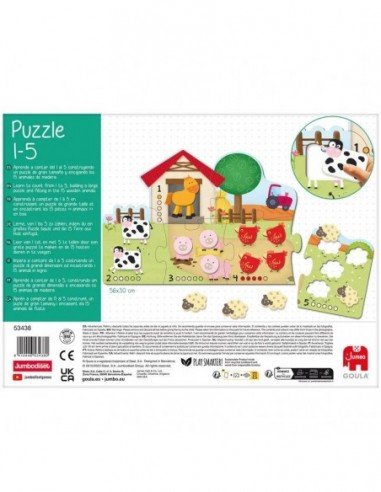 Dėlionė skaičiavimui iki 5, 6 det. +...