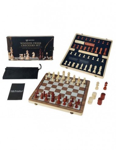 Mediniai magnetiniai šachmatai ir...