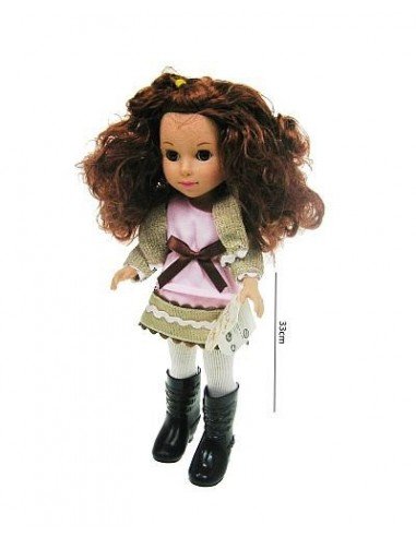 Lėlė 33 cm, mirksenčios akys