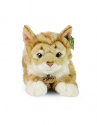 Pliušinis rudas gulintis katinas 40cm