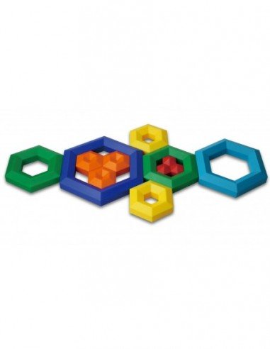 Konstruktorius HEXACUS, 12 det., 100...