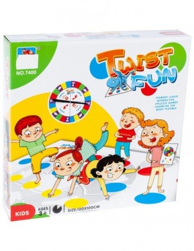 Žaidimas TWISTER, kilimėlis 120x10 cm