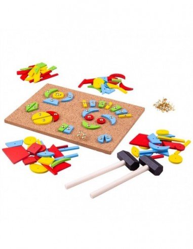 Mozaika medinė su plaktuku, 3m.+,229...