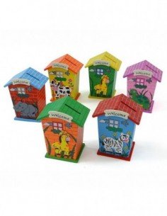 Taupyklė-namelis medinė