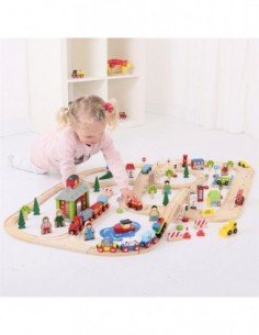 Rinkinys medinis  Traukinys...