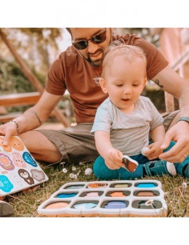 Žaidimas-dėlionė magnetinė dvipusė,...