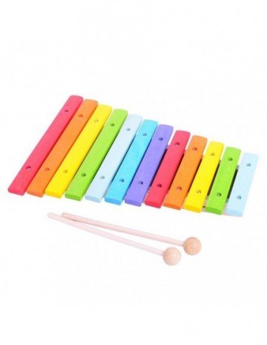 Ksilofonas medinis 34cm, 3m.+