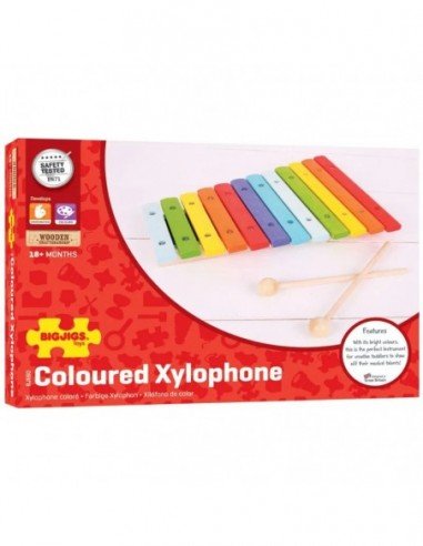 Ksilofonas medinis 34cm, 3m.+