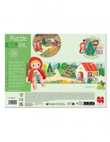 Dėlionė XXL Rauduonkepuraitė, 30det....