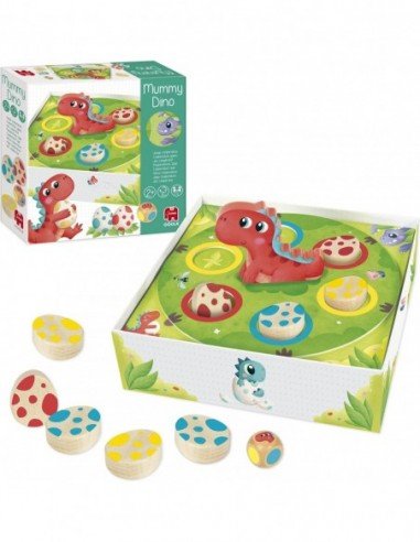 Žaidimas MUMMY DINO, 2m.+, 11 medinių...