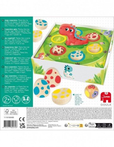 Žaidimas MUMMY DINO, 2m.+, 11 medinių...