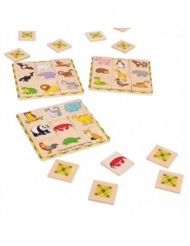 Žaidimas medinis LOTTO, 3m.+