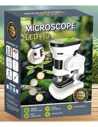 Skaitmeninis mikroskopas LED HD,...