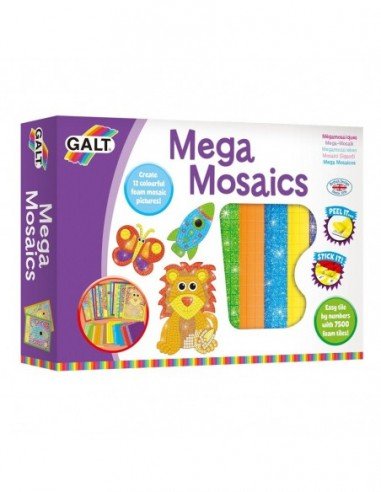 Rinkinys MEGA MOSAICS, 5m+, Galt