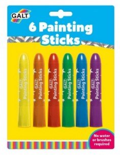 Lazdelės su dažais...