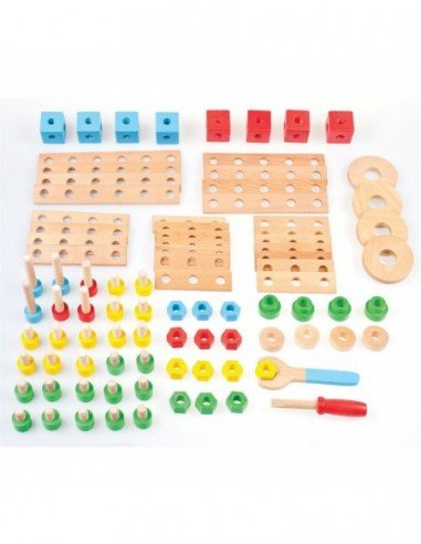 Medinis konstruktorius su varžtais...