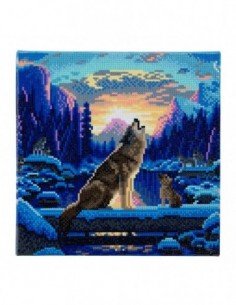 Rinkinys CRYSTAL ART Vilkas... 2