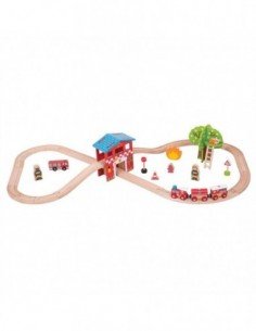 Rinkinys medinis  Traukinys...